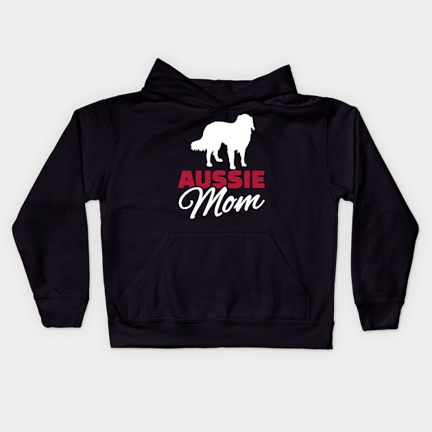 Aussie Mom Kids Hoodie by Designzz